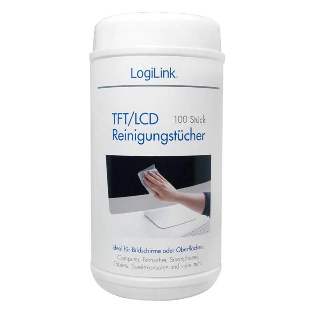 Reinigungstücher für TFT- LCD- und Plasma-Bildschirme von LogiLink - Produktbild 2 von 8