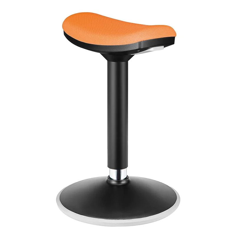 Sitz-/Steh-/Drehhocker höhenverstellbar 56–82 cm max. 136 kg schwarz/orange von LogiLink - Produktbild 1 von 9