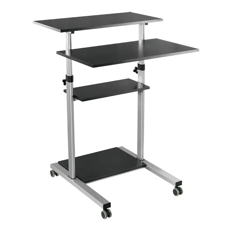 Sitz-/Steharbeitsplatz höhenverstellbar rollbar 60 kg max. von LogiLink - Produktbild 6 von 13