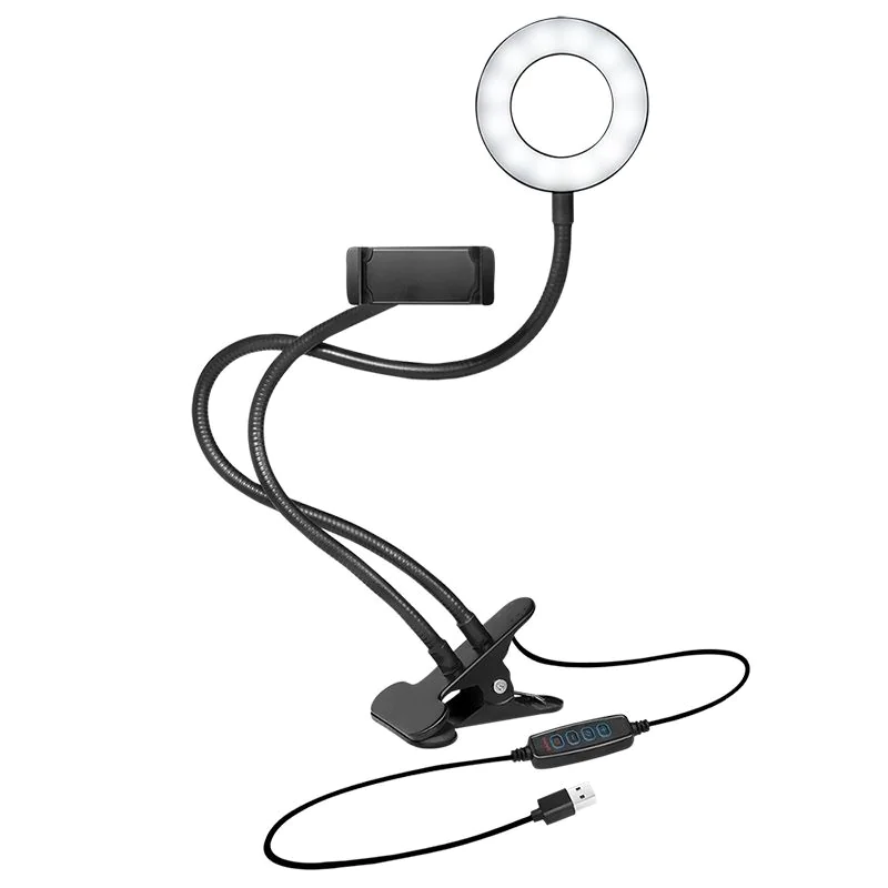 Smartphone-Ringlicht-Klemmhalterung Ø 8,5 cm von LogiLink - Produktbild 1 von 10
