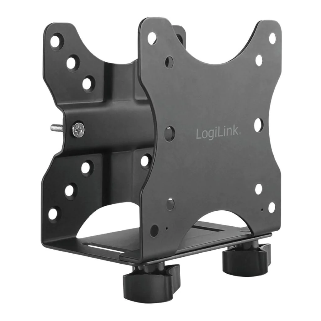Mini-PC-Halterung bis 5 kg 17–70 mm Vesa 75x75 100x100 Schwarz von LogiLink - Produktbild 1 von 15