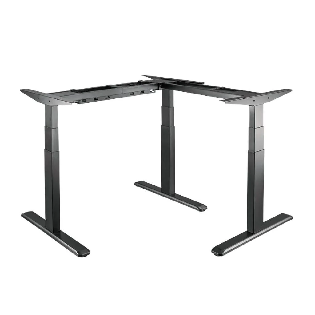 Elektrisch verstellbares Schreibtischgestell 3 Motoren 90° L-Form 620–1280 mm von LogiLink - Produktbild 2 von 18