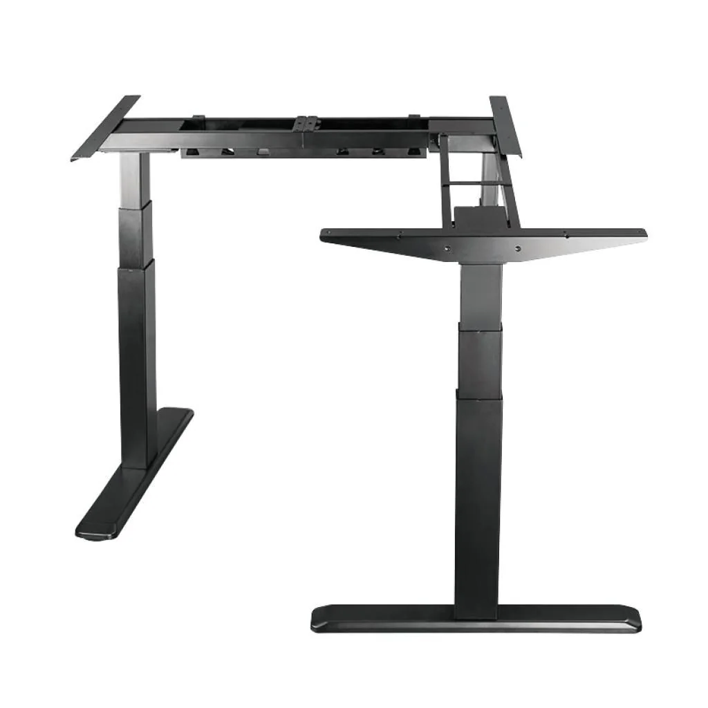 Elektrisch verstellbares Schreibtischgestell 3 Motoren 90° L-Form 620–1280 mm von LogiLink - Produktbild 4 von 18