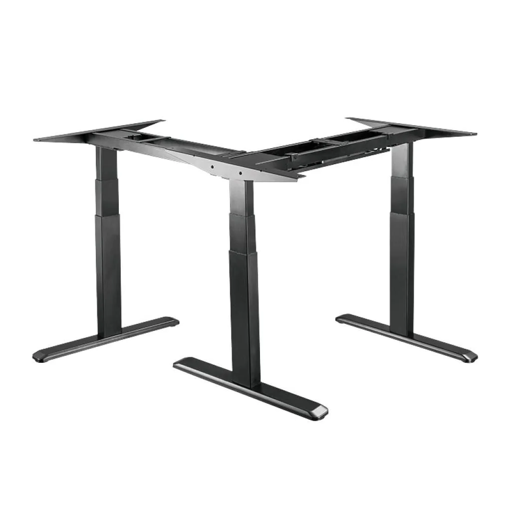 Elektrisch verstellbares Schreibtischgestell 3 Motoren 90° L-Form 620–1280 mm von LogiLink - Produktbild 5 von 18