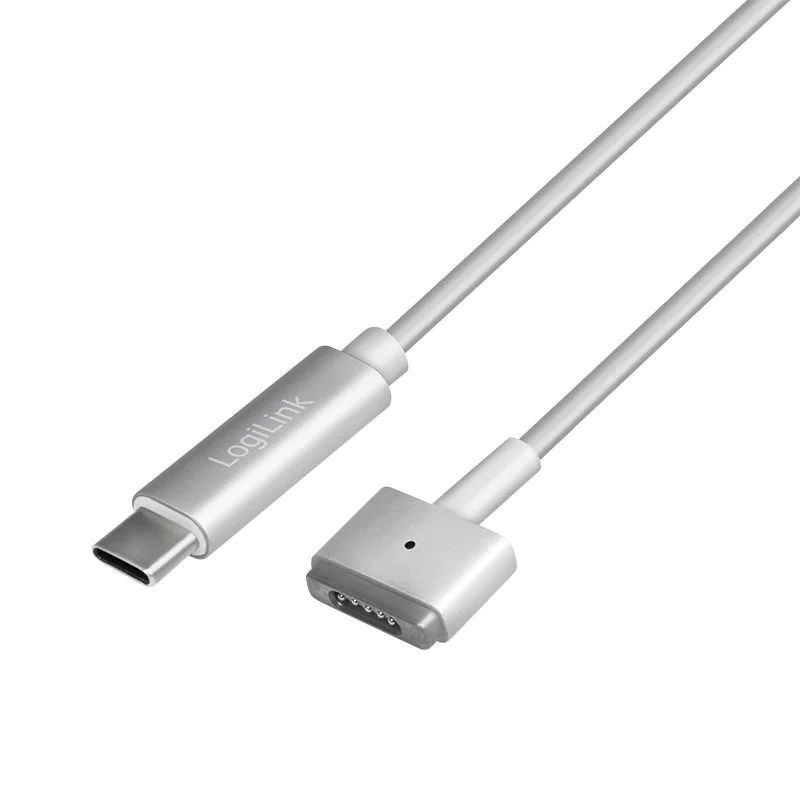 USB 3.2 Gen1-Kabel USB-C/M zu Magsafe2/M PD silber 1,8 m - TDI-PA0226