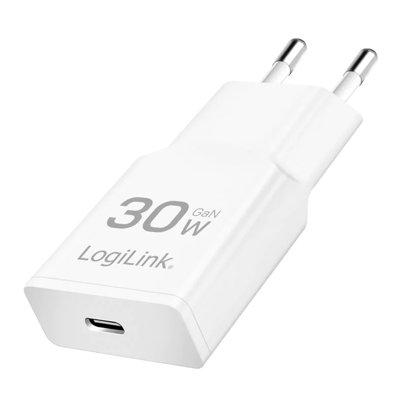 USB-C Steckdosenadapter 30 W GaN 1x USB-C (PD) Weiß - TDI-PA0347