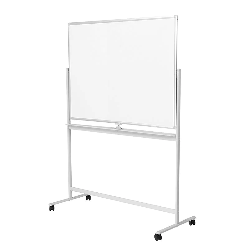 Whiteboard 2-seitig beschreibbar 120x80 cm auf Rollen Aluminiumrahmen von LogiLink - Produktbild 1 von 6