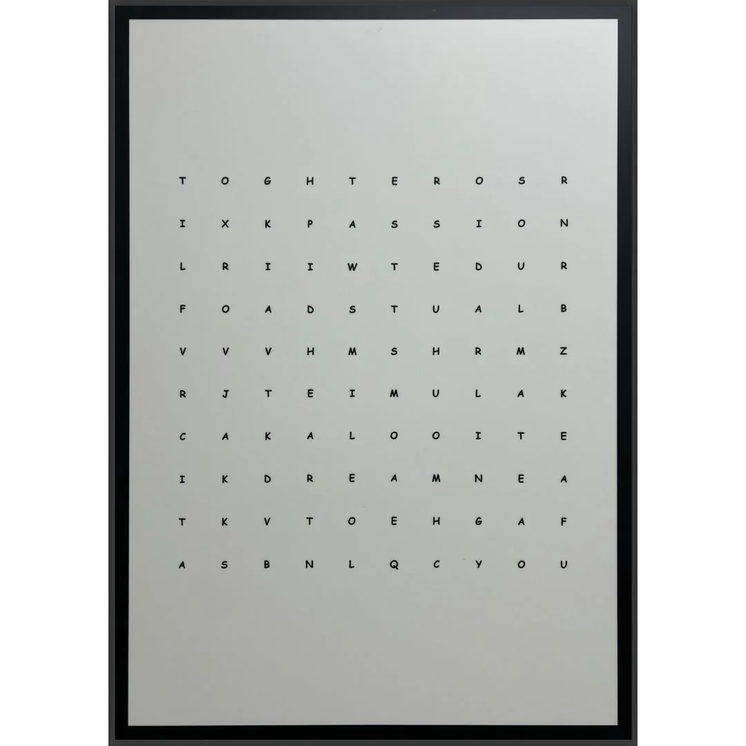 LumiArt LED-Wandbild "Wortsuche"  - VGS-LUMIART07