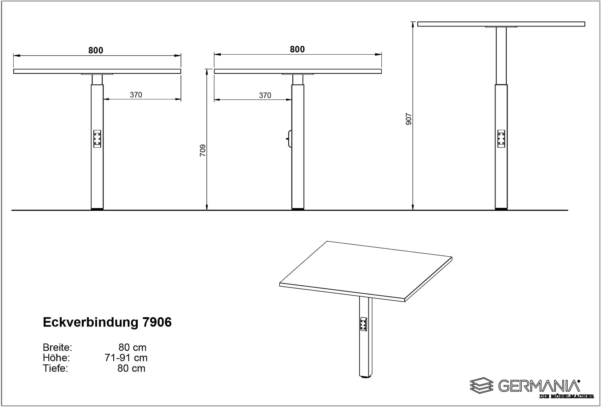 Eckverbindung Mailand 7906 von BME home - Produktbild 5 von 5
