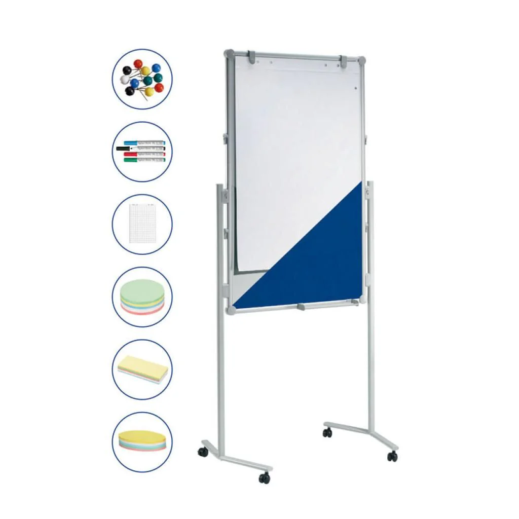 Moderationstafel pro Textil/Whiteboard Set 120 x 75 cm von Maul - Produktbild 1 von 2