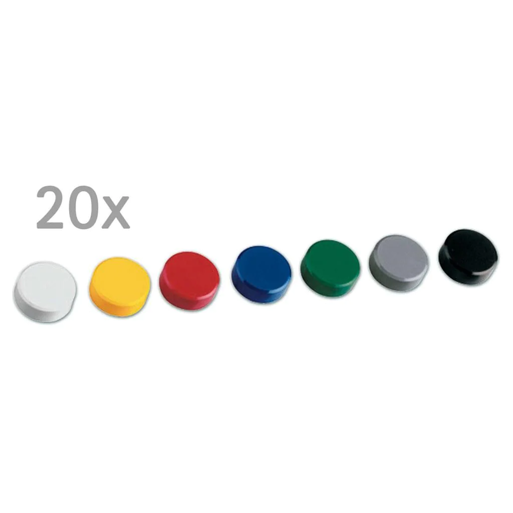 Facetterand-Magnete pro Ø 30 mm 20-tlg. - MAU-6177199