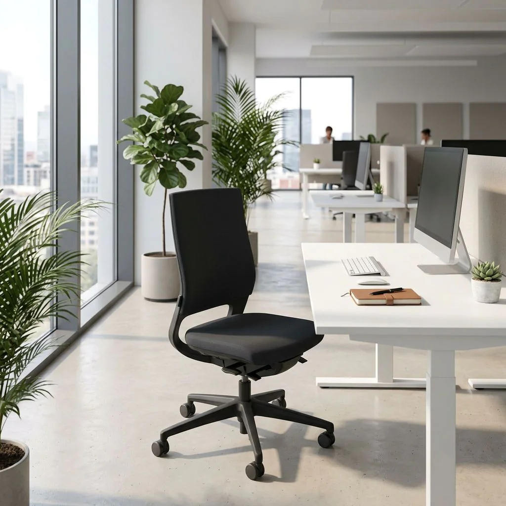 Ergonomischer Klöber Mera Drehstuhl MER98 in edlem Schwarz