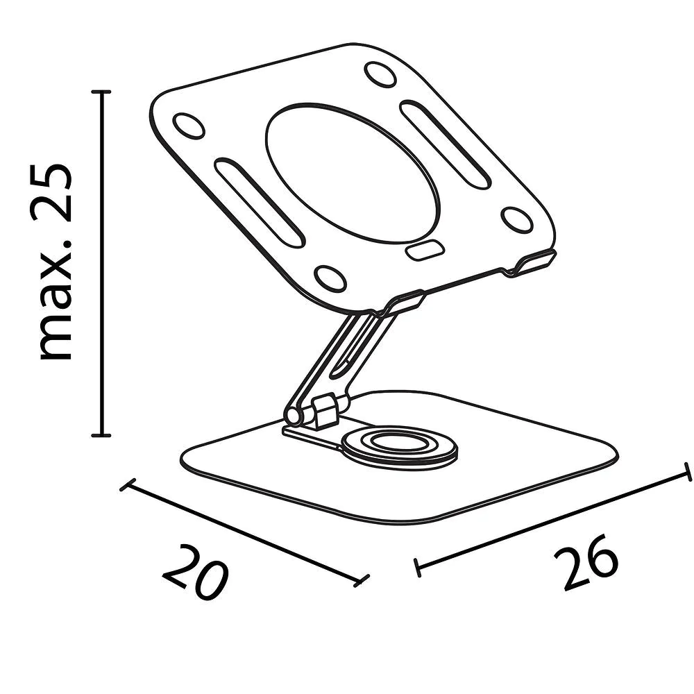 Notebookhalter Ergo Top von Unilux - Produktbild 5 von 5