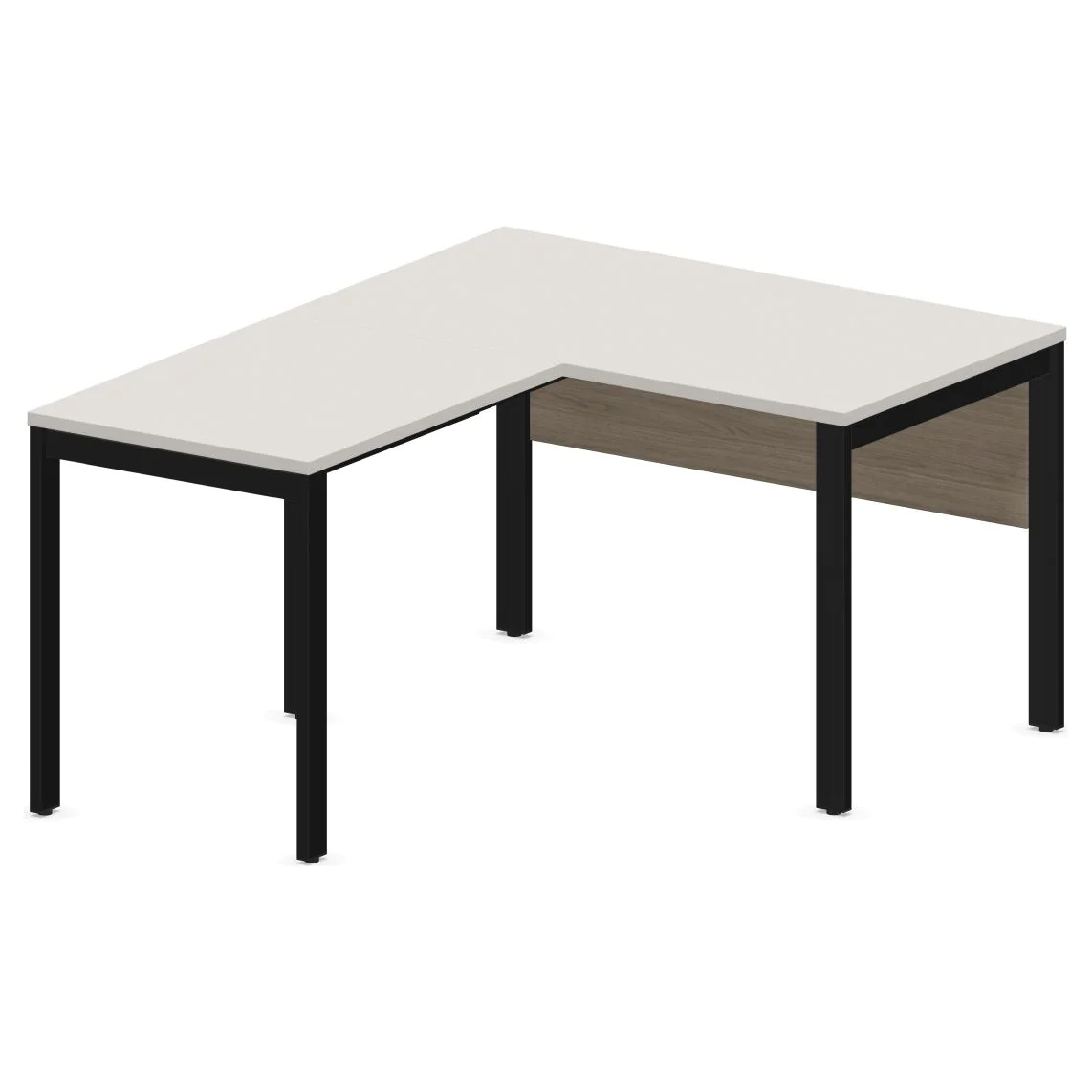 Eckschreibtisch SQart I-LEG mit Beinraumblende von Nowy Styl - Produktbild 1 von 8