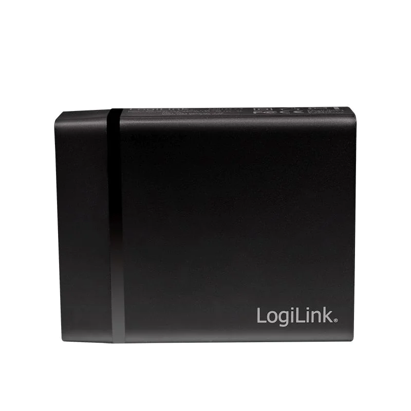 4-fach-USB-Tischladeadapter 72 W 3x USB-A 1x USB-C (PD) Schwarz von LogiLink - Produktbild 2 von 8