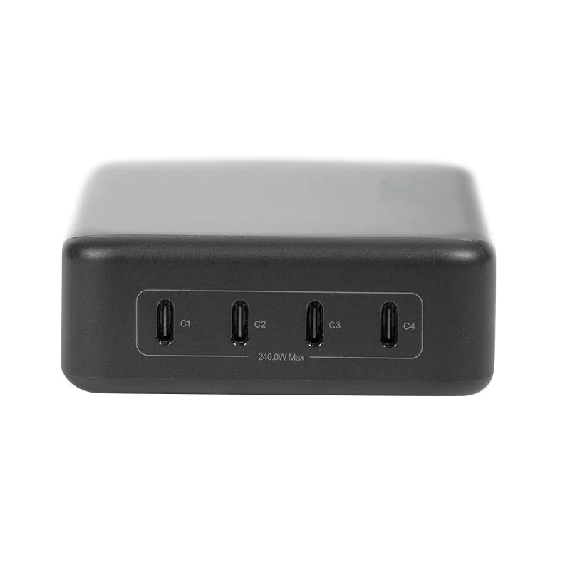 4-fach-USB-C-Ladegerät 240 W GaN PD 3.1 Schwarz von LogiLink - Produktbild 4 von 10
