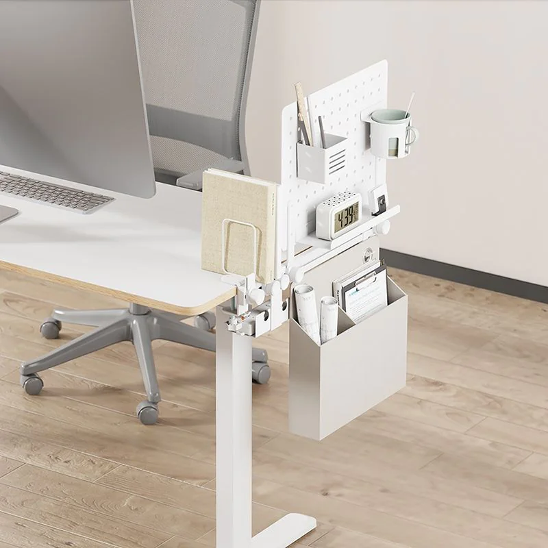 Lochplatten-Büroschienenorganizer/Kombination 55,7×17,2×74,5 cm bis 26 kg Weiß von LogiLink - Produktbild 6 von 9