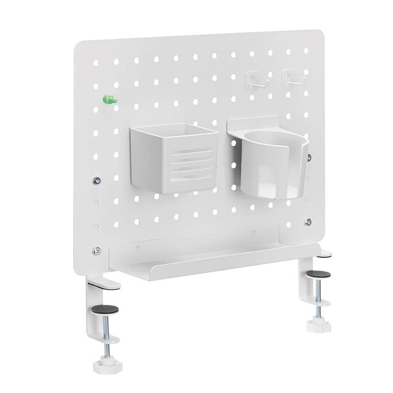 Lochplatten-Organizer/Kombination Klemmmontage 42 x 47,7 x 9,9 cm bis 5 kg Weiß von LogiLink - Produktbild 6 von 10