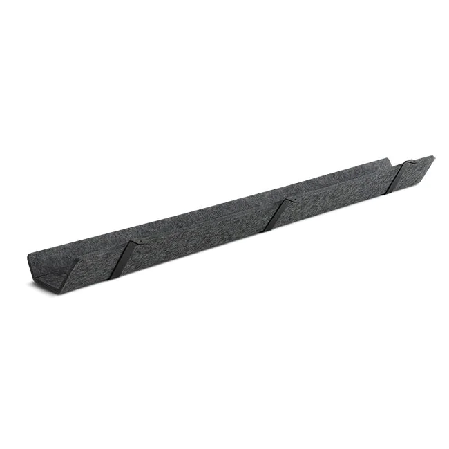 Kabelkanal Filz 115 cm - Grau/Schwarz von apto plus - Produktbild 1 von 3