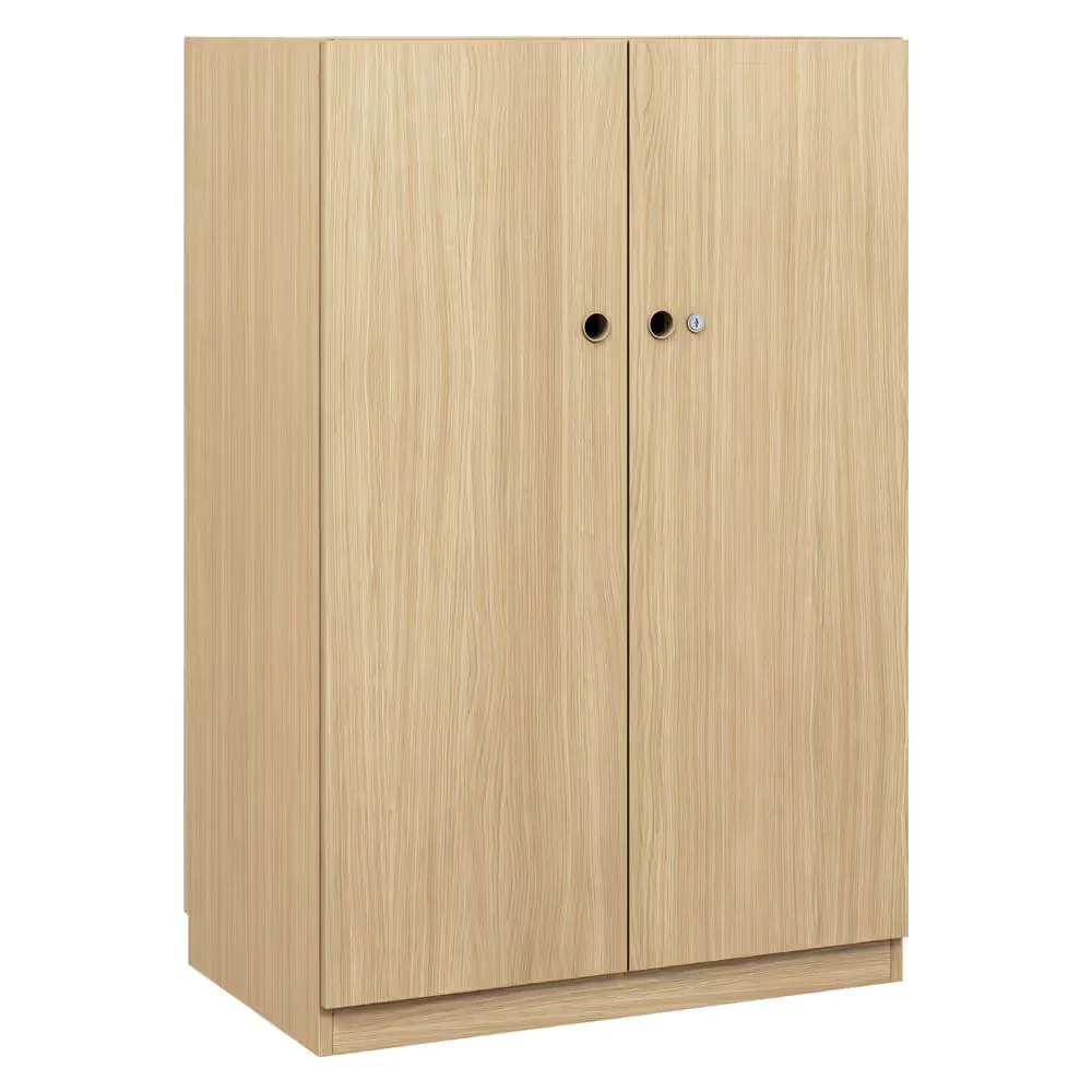 Flügeltürenschrank Pren 3 OH 2 Fachböden 80 cm breit - BIS-PNC08122S