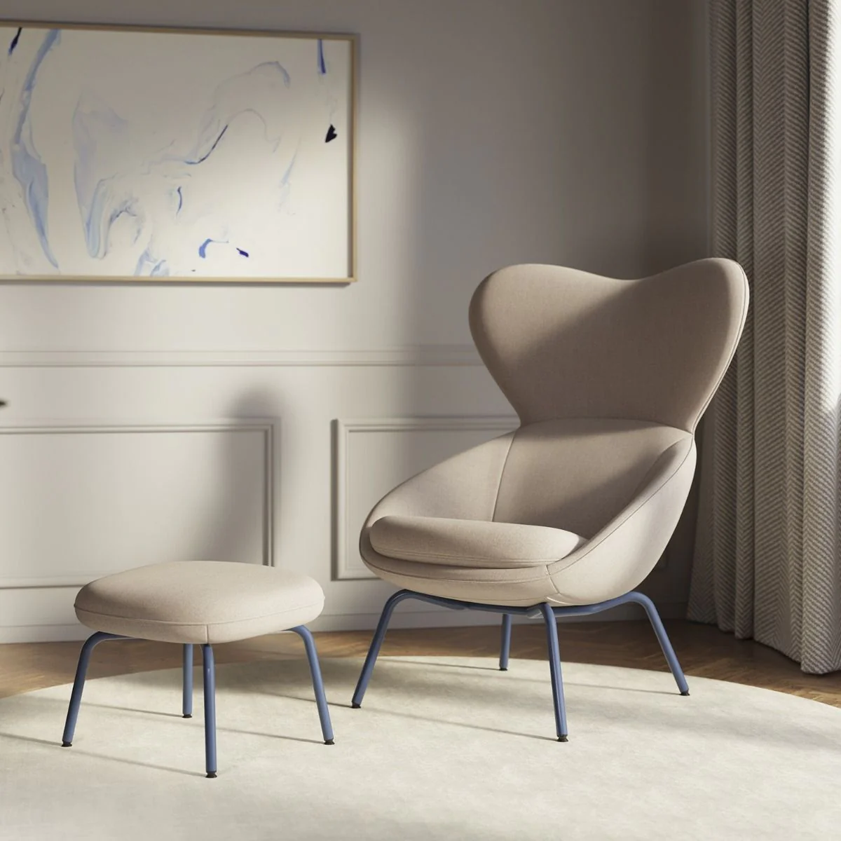 Hocker Scadio 4L von Nowy Styl - Produktbild 1 von 4