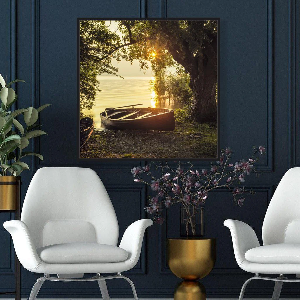 Frameless Picture – Fischerboote - SSA-FLPIC-180301