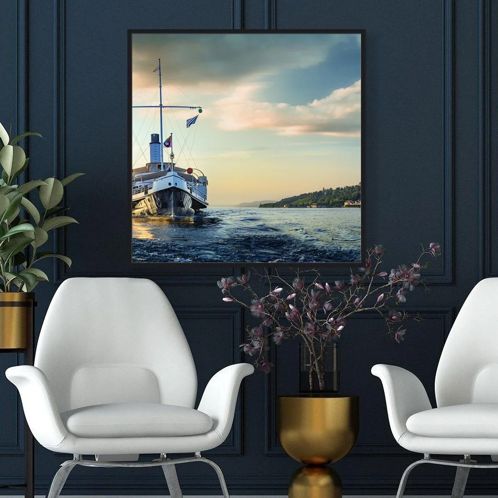 Frameless Picture – Steamboat - SSA-FLPIC-20249001