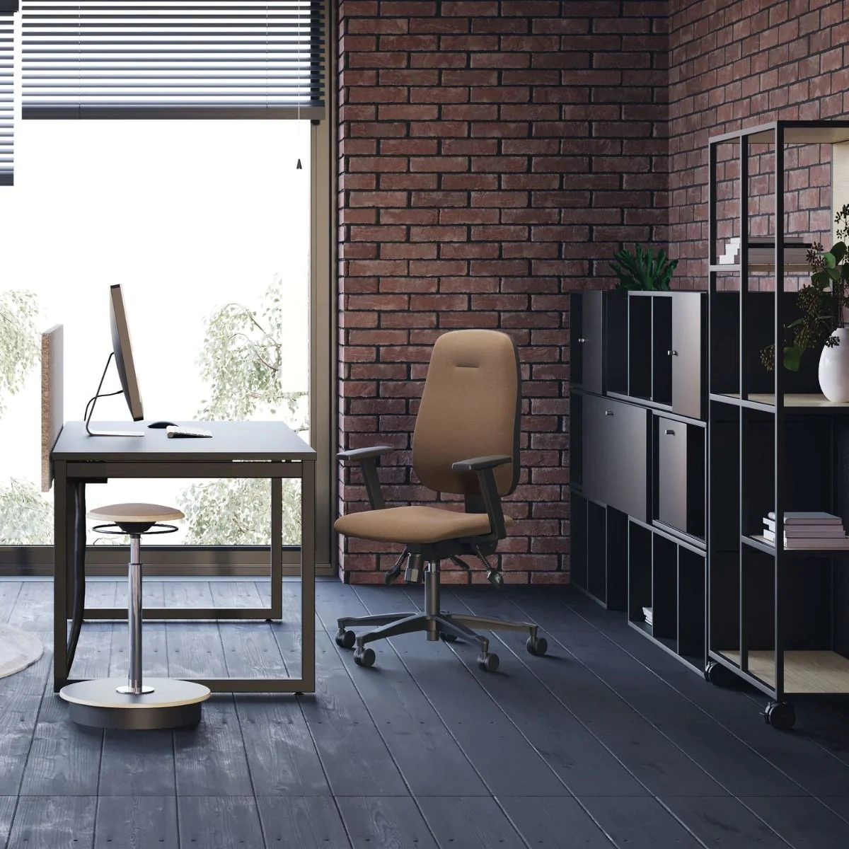 Schreibtisch bSpace O Fuß von Nowy Styl - Produktbild 5 von 6
