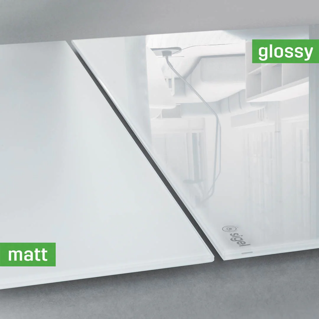Glas-Magnettafel Artverum - Pastellblau matt von Sigel - Produktbild 8 von 8