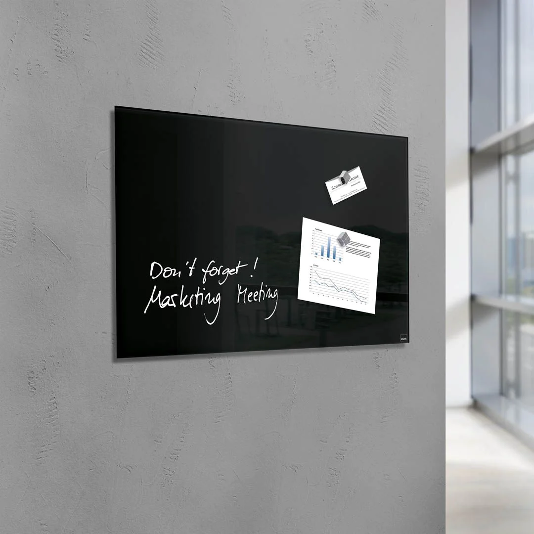 Glas-Whiteboard Artverum 100 x 65 x 1,5 cm - Schwarz von Sigel - Produktbild 4 von 10