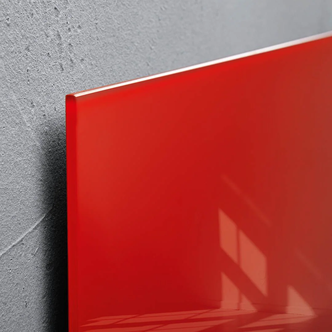 Glas-Whiteboard Artverum 100 x 65 x 1,5 cm - Rot von Sigel - Produktbild 5 von 9