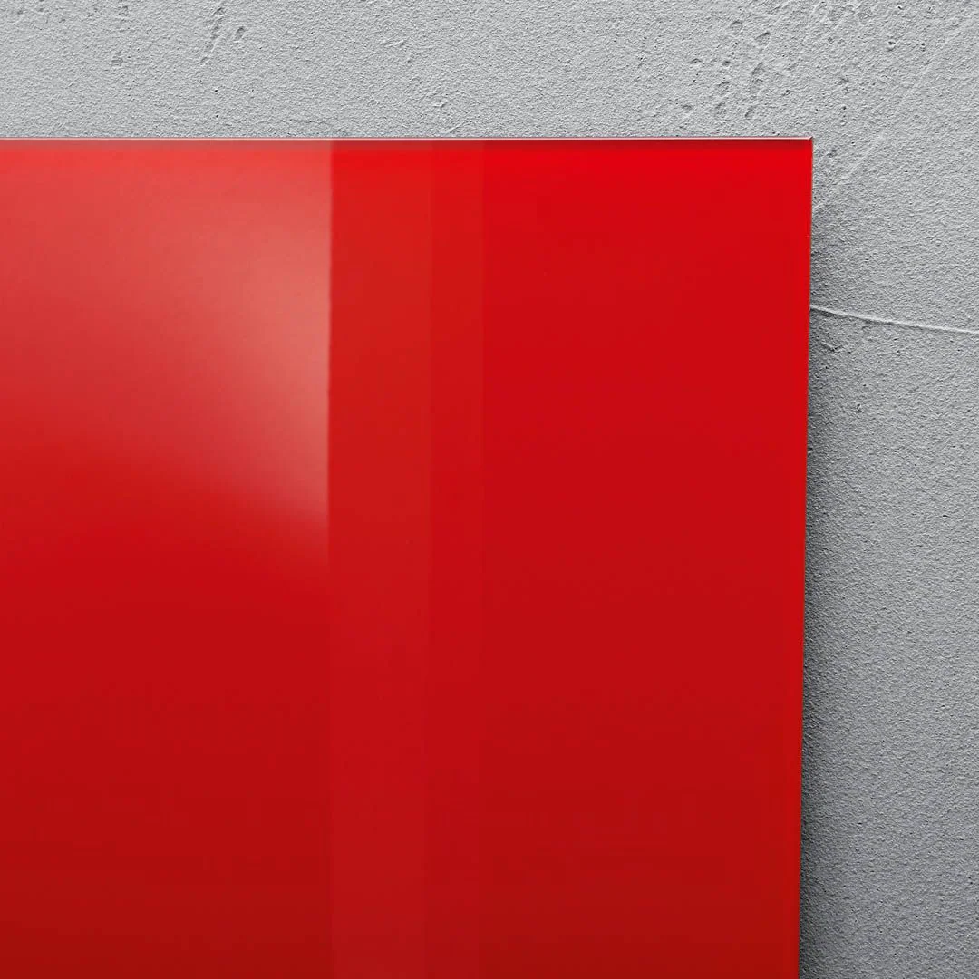 Glas-Whiteboard Artverum 120 x 90 x 1,8 cm - Rot von Sigel - Produktbild 4 von 6