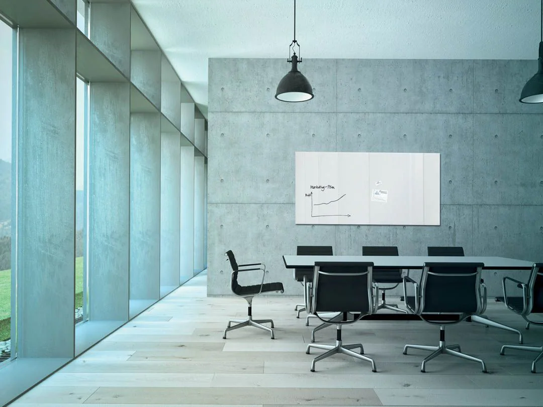 Glas-Whiteboard Artverum 200 x 100 x 1,8 cm - Super-Weiß von Sigel - Produktbild 3 von 10