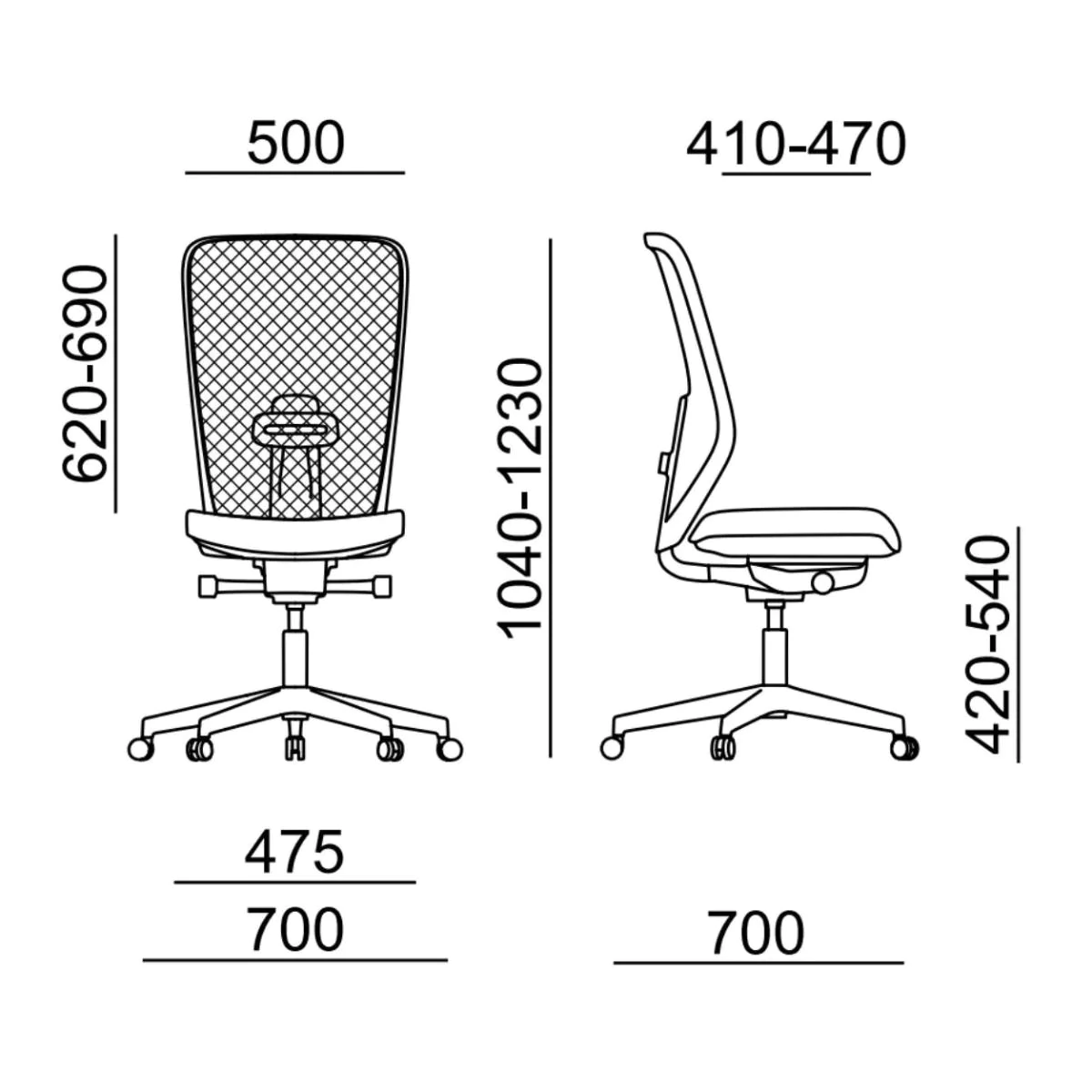 Bürostuhl Space 1522 von RIM - Produktbild 7 von 7