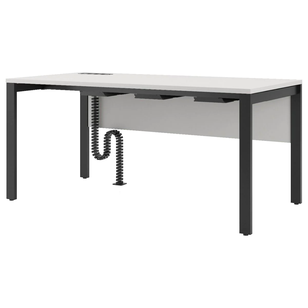 Schreibtisch SQart I-LEG mit Beinraumblende - NST-SQART-DESK-I-LEG-PNM