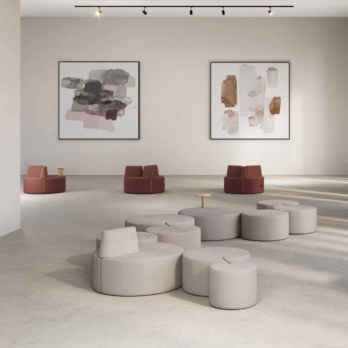 Hocker Tri.ply Pouff M T von Nowy Styl - Produktbild 3 von 9