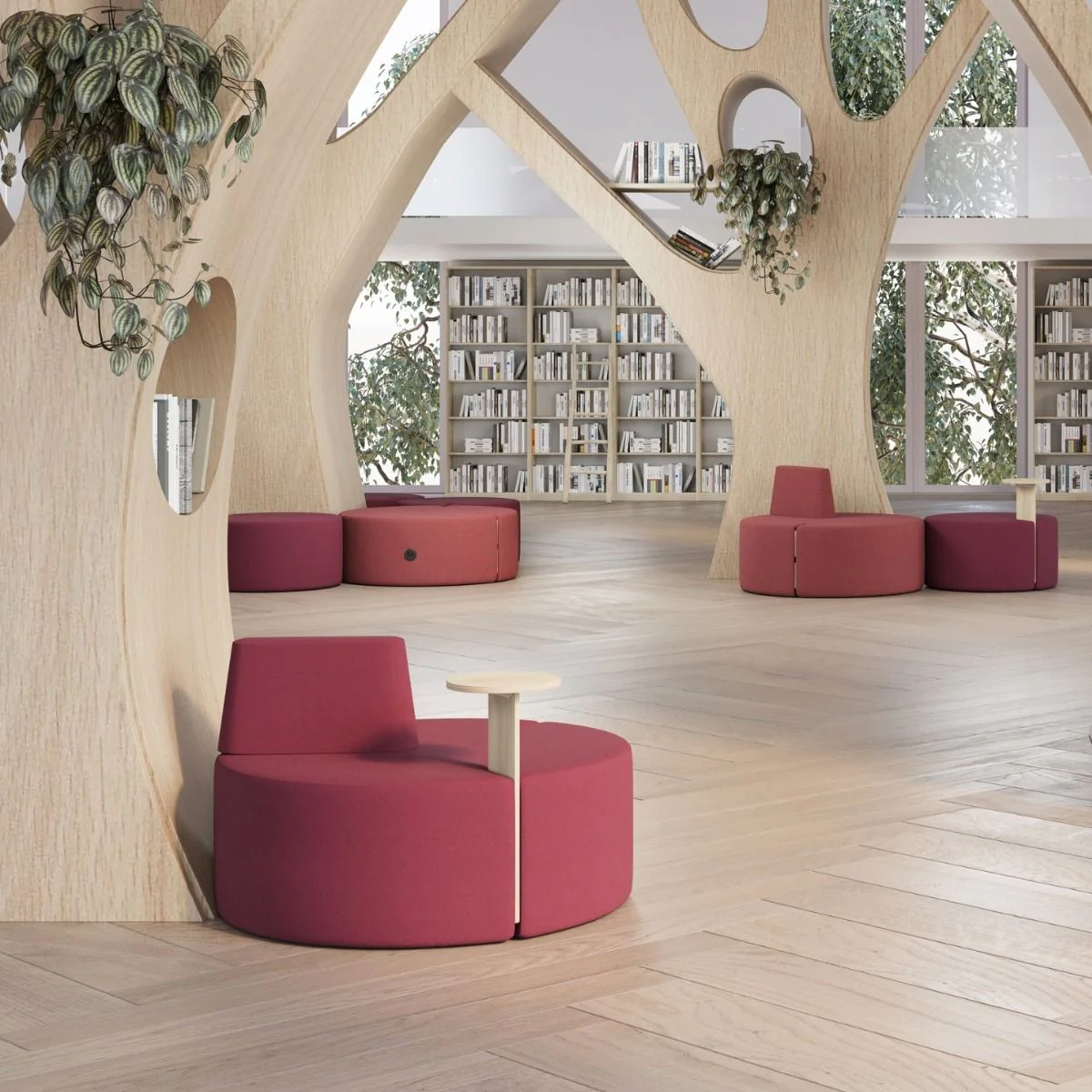 Hocker Tri.ply Pouff M T von Nowy Styl - Produktbild 2 von 9