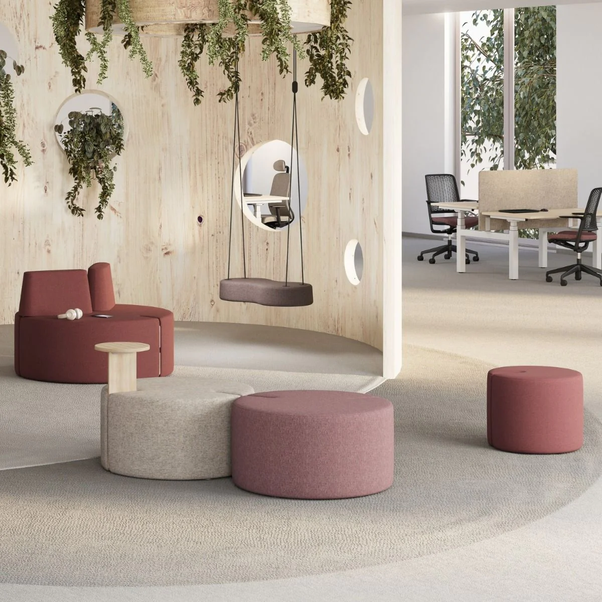 Hocker Tri.ply Pouff M T von Nowy Styl - Produktbild 6 von 9