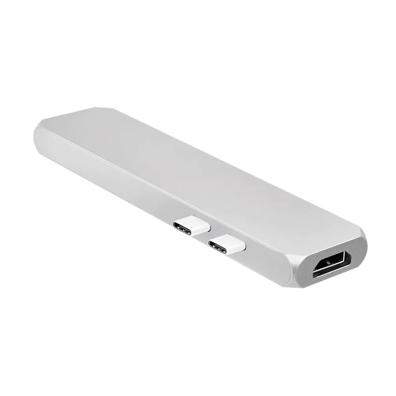 USB 3.2 Gen2x2 Dockingstation 7-Port PD silber von LogiLink - Produktbild 2 von 7
