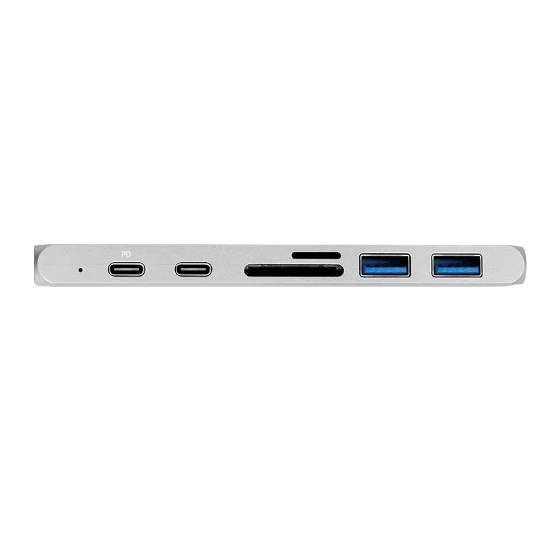 USB 3.2 Gen2x2 Dockingstation 7-Port PD silber von LogiLink - Produktbild 3 von 7