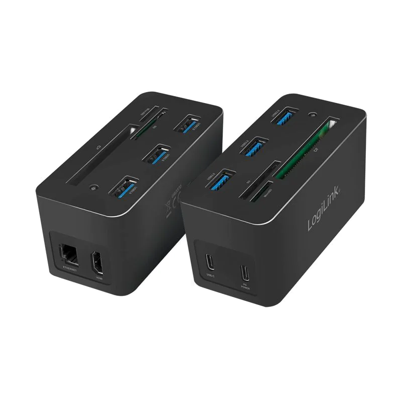 USB 3.2 Gen1-Dockingstation USB-C 10-Port PD Mini schwarz von LogiLink - Produktbild 4 von 10