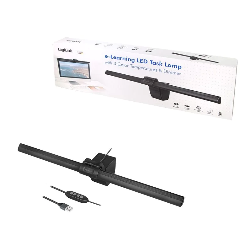 USB-LED-Arbeitslampe E-Learning 3 Farbtemperaturen & Dimmer von LogiLink - Produktbild 10 von 10