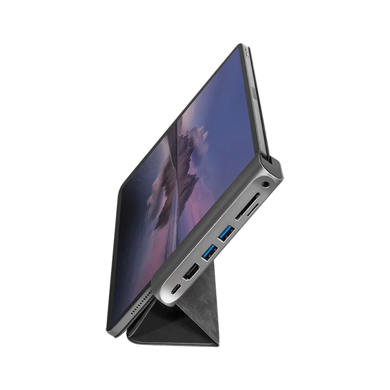 USB 3.2 Gen 1 Dockingstation 7-Port USB-C PD silber/schwarz von LogiLink - Produktbild 7 von 10