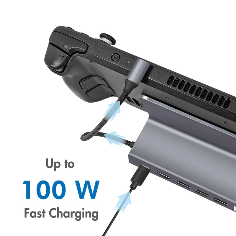 USB 3.2 Gen1 Dockingstation und Halterung 6-Port USB-C PD Aluminium silber von LogiLink - Produktbild 7 von 10