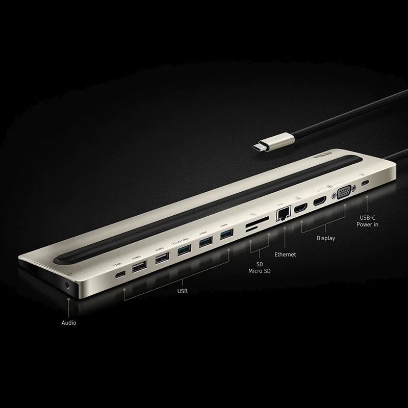 USB-C Multiport Dock mit Power Passthrough von ATEN - Produktbild 3 von 8