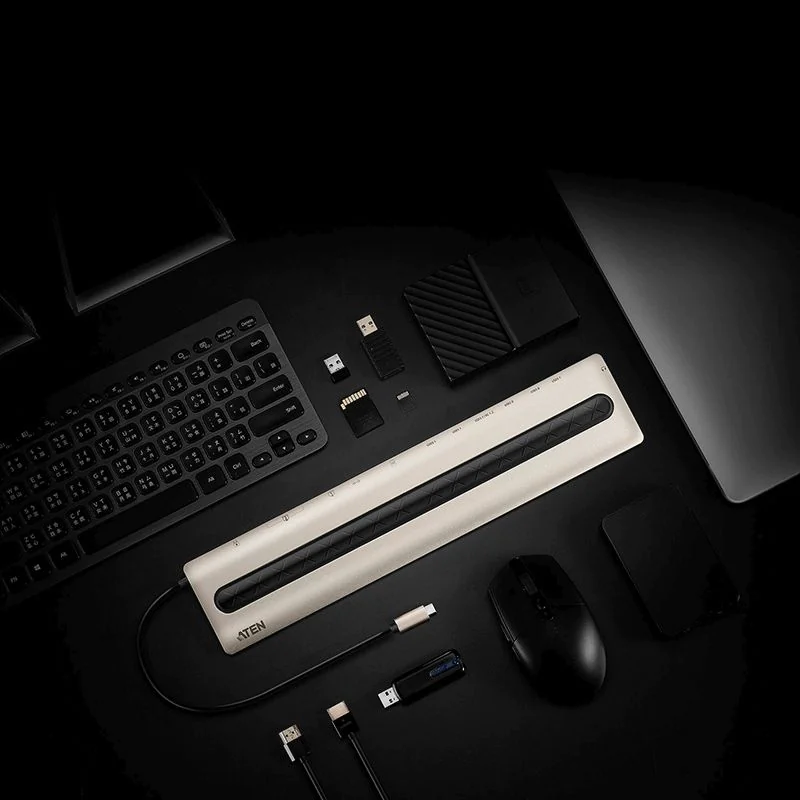 USB-C Multiport Dock mit Power Passthrough von ATEN - Produktbild 5 von 8