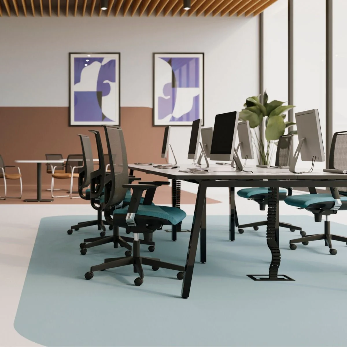 Konferenztisch CS5040 A-LEG T2 LWM - NST-CS5040-MEETING-TABLE-A-LEG-LWM-T2