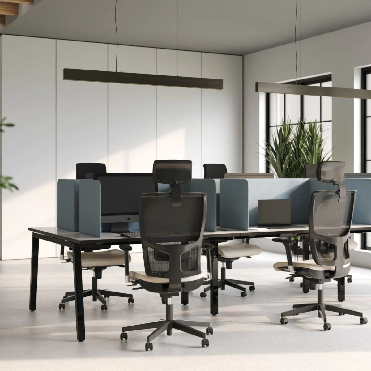 Tischtrennwand Privi U - NST-PRIVI-DESK-PANEL-UZ