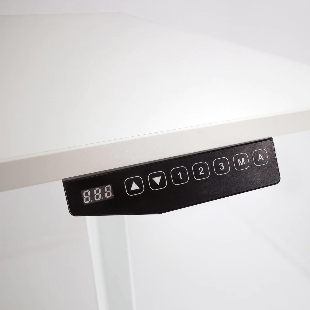 Detailansicht des intuitiven Bedienpanels mit Memory-Funktion
