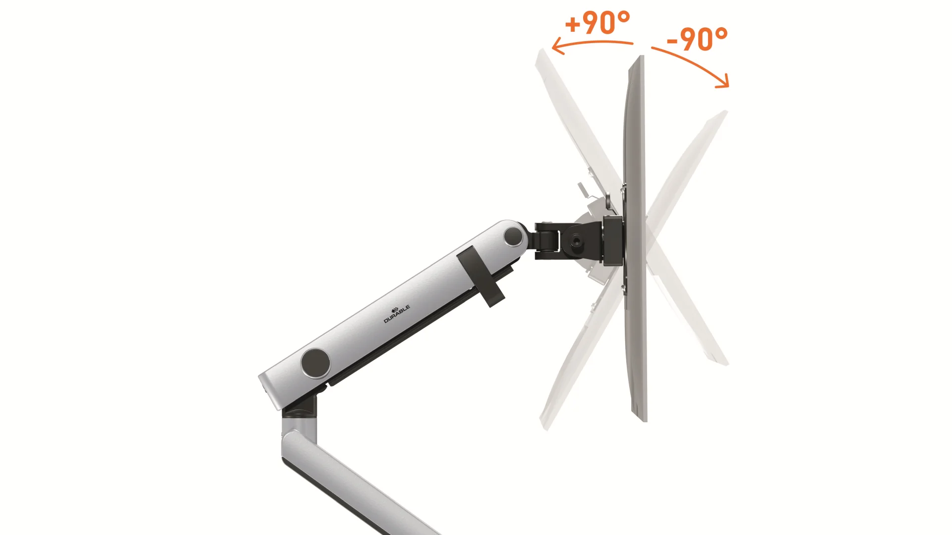 Durable Monitor-Halterung SELECT PLUS mit Arm für 1 Monitor